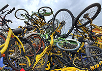 自転車、バイク、三輪車